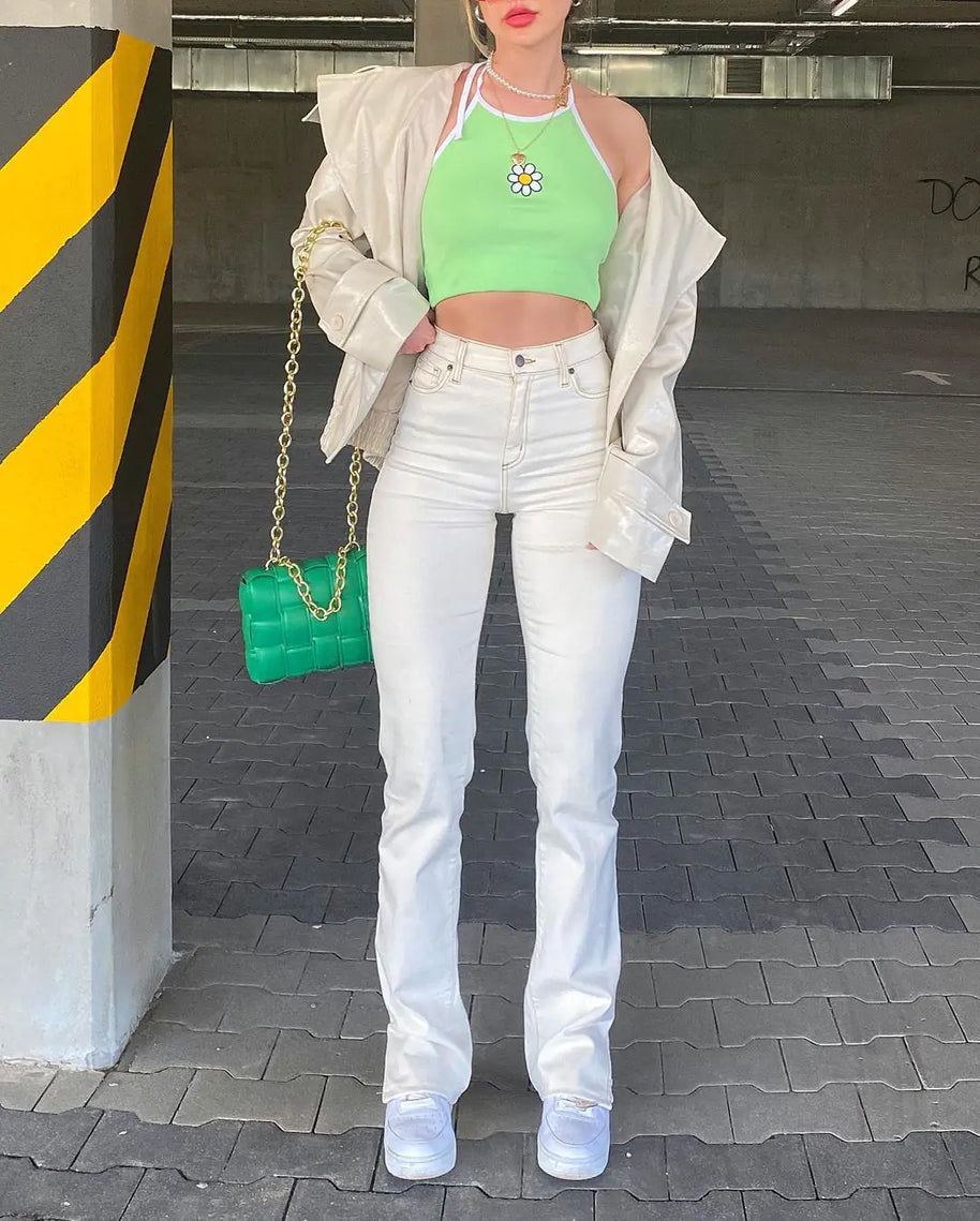 High-Waist Women's Pants