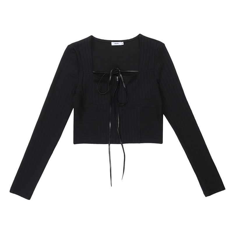 Short Zip Cardigan Blouse for Women