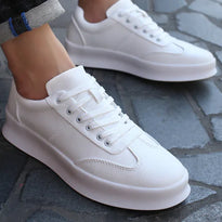 Men's Sneakers - Classic White Shoes