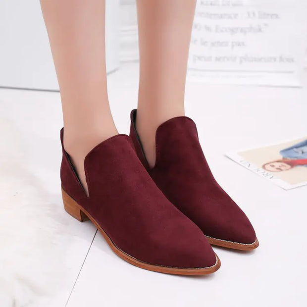 Women's Chunky Heeled Ankle Boots
