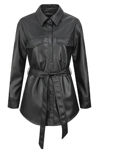 Women's Leather Coat