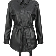 Women's Leather Coat