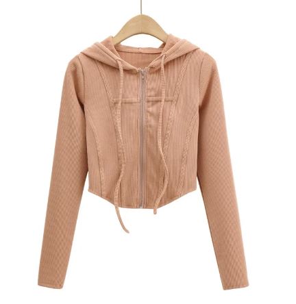 Women's Hooded Cardigan Top Jacket