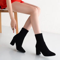 Women's Chunky Heel Ankle Boots