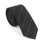 Cotton Striped Narrow Tie for Stylish Casual Wear
