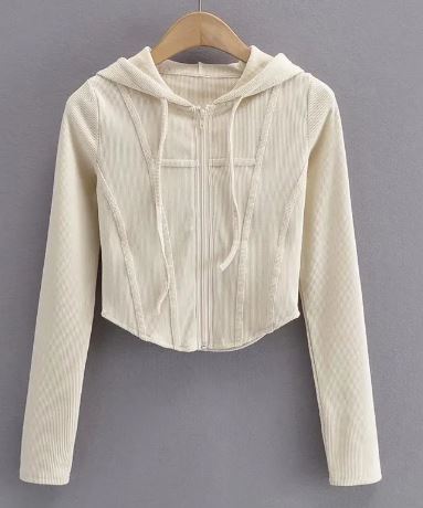 Women's Hooded Cardigan Top Jacket