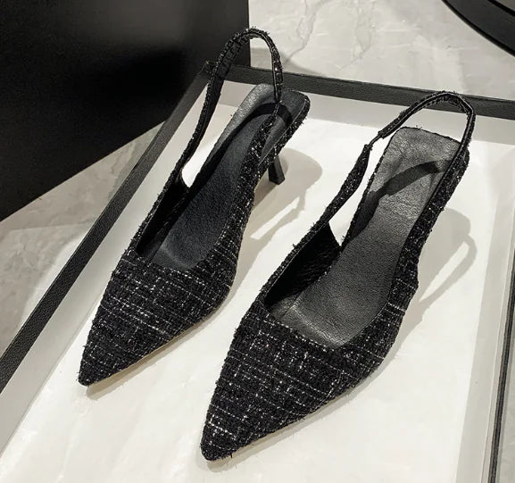 Stylish Pointed Toe Casual Women's High Heels
