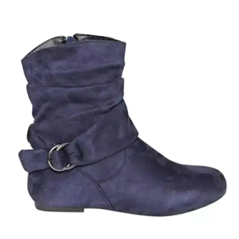 Solid Color Women's Boots