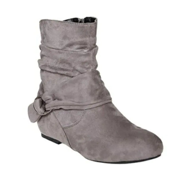 Solid Color Women's Boots