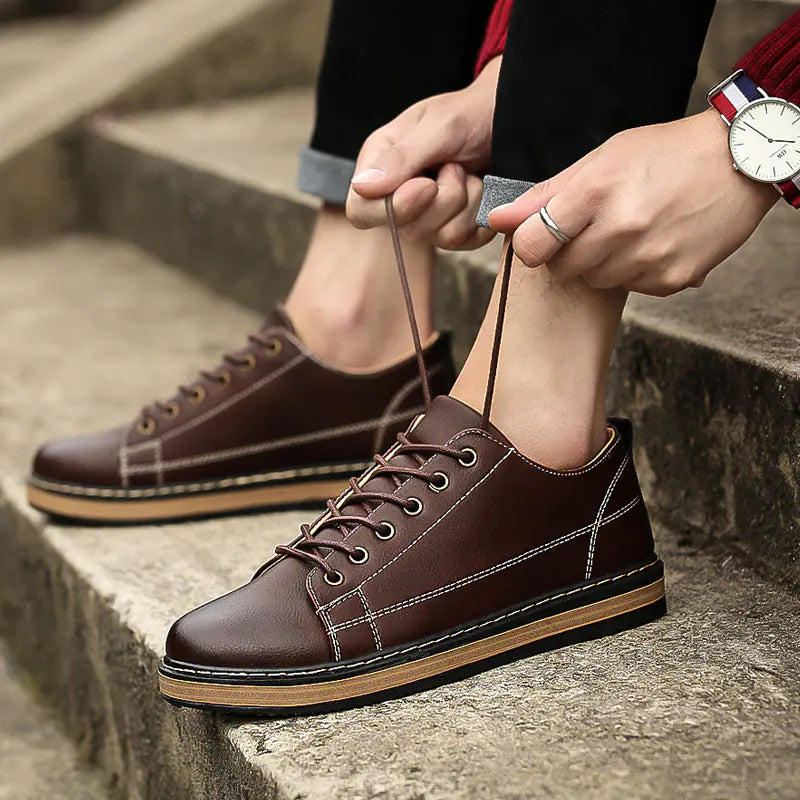 Men's Casual Retro Stitching Sneakers