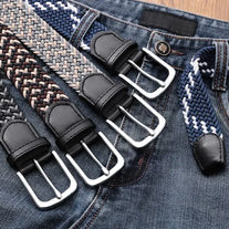 Woven Stretch Belt For Men