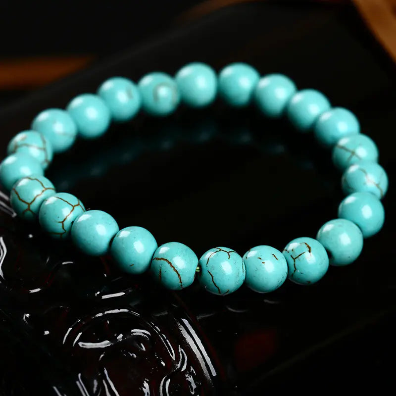 Turquoise Bead Bracelet For Men