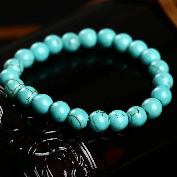 Turquoise Bead Bracelet For Men