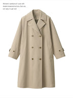 Women's Waterproof Cotton Windbreaker Coat