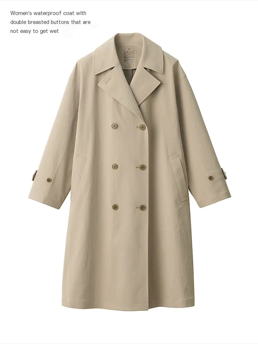 Women's Waterproof Cotton Windbreaker Coat