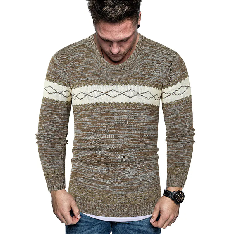 Men's Knitted Pullover Sweater