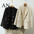 Elegant Casual Women's Jacket for Spring & Autumn
