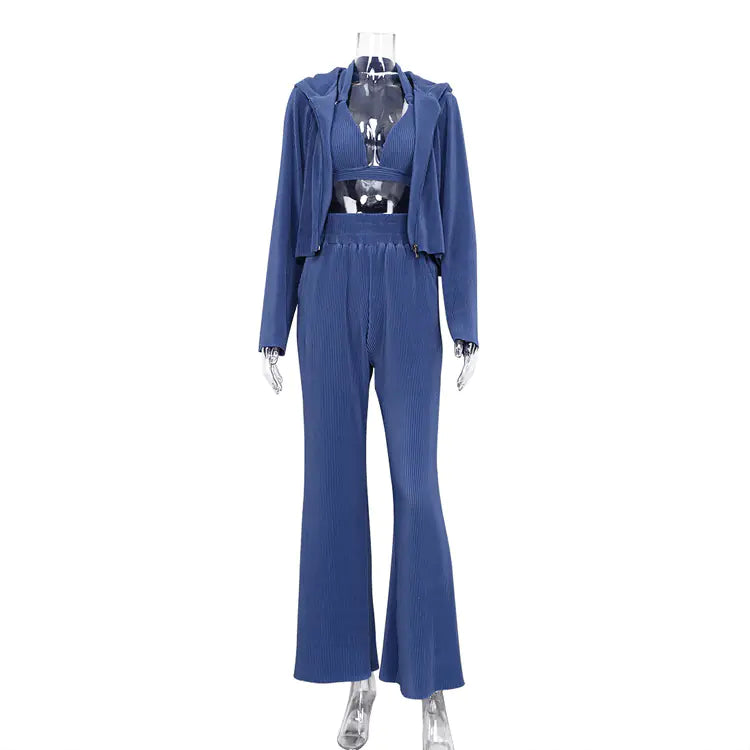 Loose Women's Pants Set (3 Pieces)