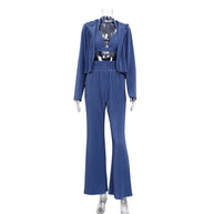 Loose Women's Pants Set (3 Pieces)