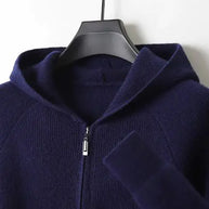 Men's Wool Hooded Cashmere Casual Sweater