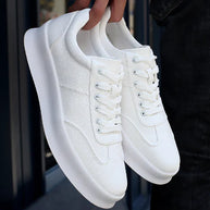 Men's Sneakers - Classic White Shoes