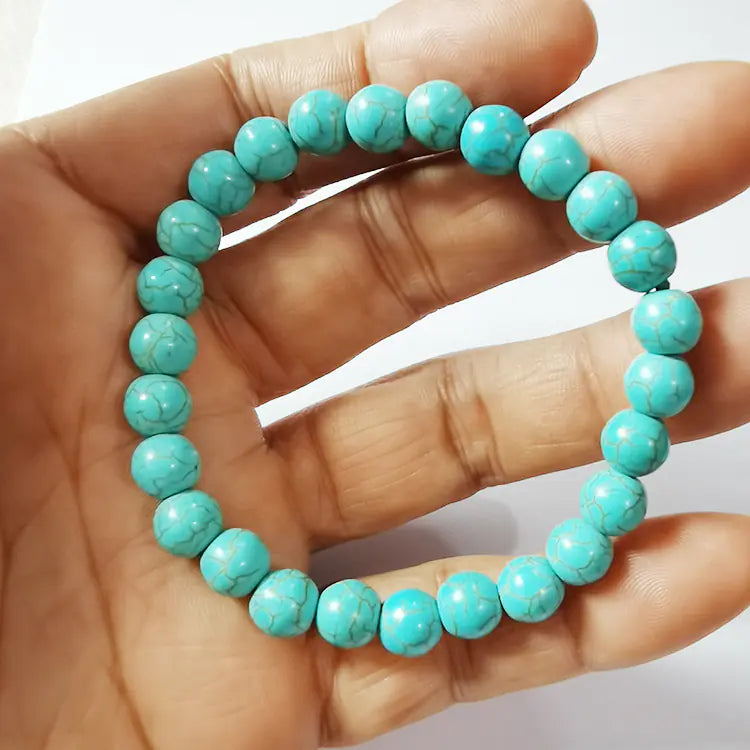Turquoise Bead Bracelet For Men
