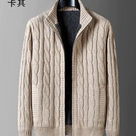 Men's Thick Thermal Fleece-lined Cardigan