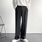 Boys' Slim Fit Solid Color Pants for Spring/Summer