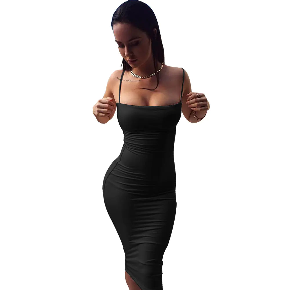 Milk Silk Bandage Dress For Women