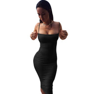 Milk Silk Bandage Dress For Women