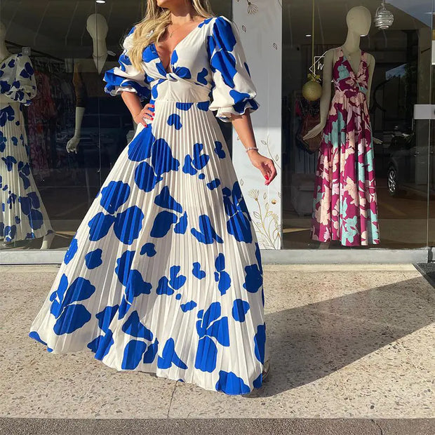 Elegant Printed Dress for Women