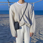 V-neck Sweater for Casual Wear