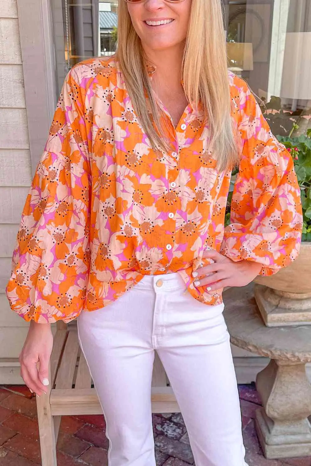 Women's Balloon Sleeve Top