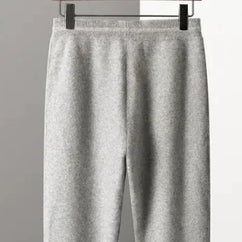Men Solid Color Cashmere Pants