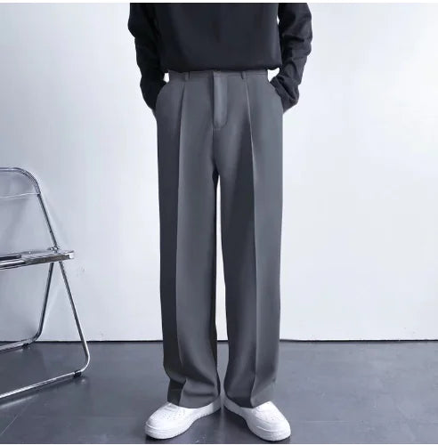 Boys' Slim Fit Solid Color Pants for Spring/Summer