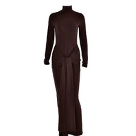 Casual Turtleneck Dress For Women