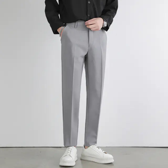 Men's Slim Fit Casual Suit Pants
