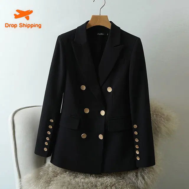Elegant Casual Women's Jacket for Spring & Autumn