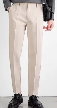 Men's Slim Fit Casual Suit Pants
