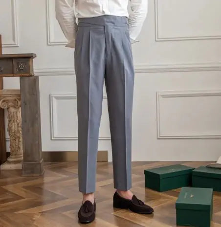 Men's Straight Pants Anti-wrinkle Casual Pants