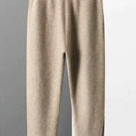 Men Solid Color Cashmere Pants