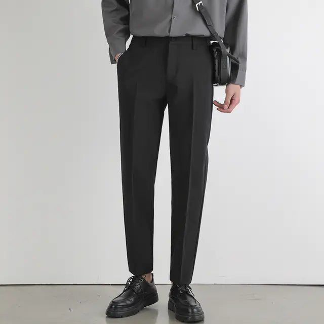 Men's Slim Fit Casual Suit Pants