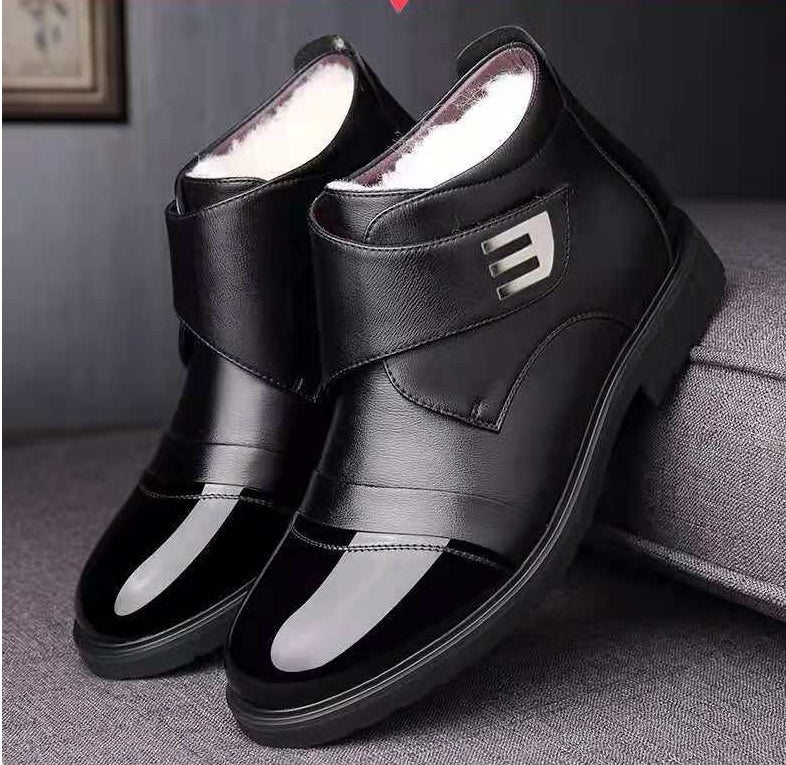 High-Top Cashmere Men's Shoes