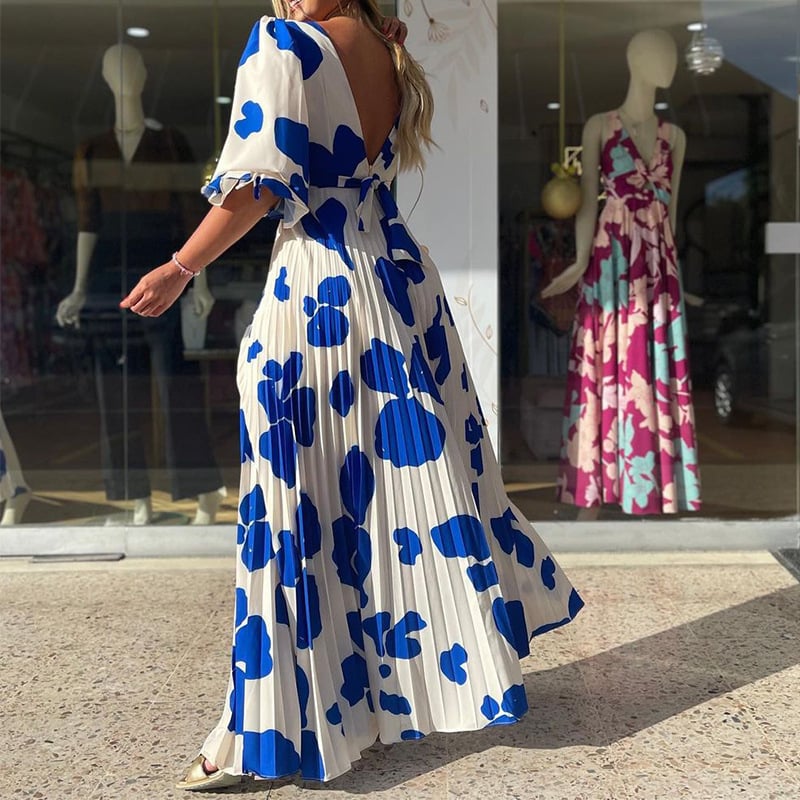Elegant Printed Dress for Women