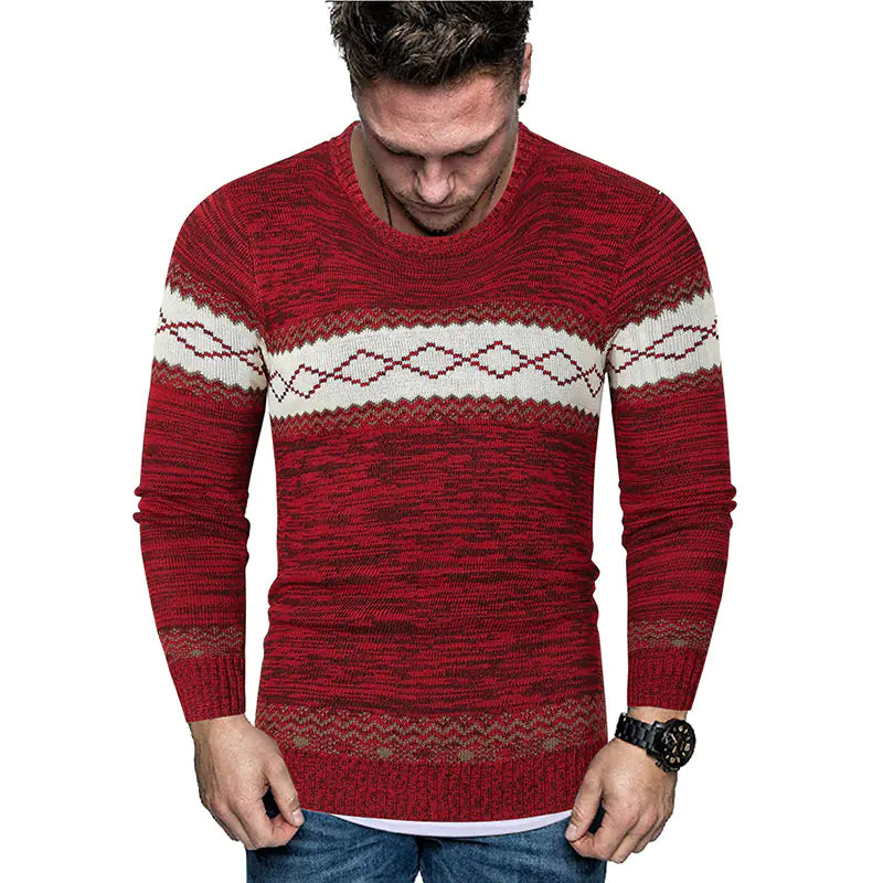Men's Knitted Pullover Sweater