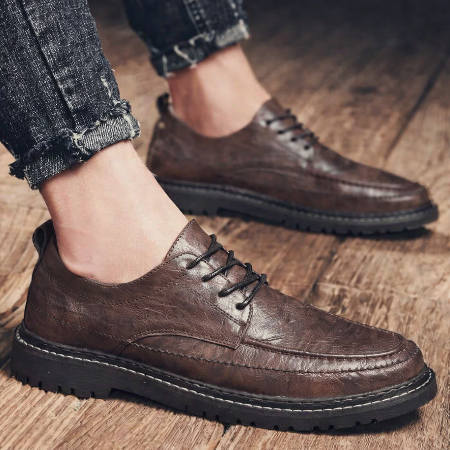 Elegant Lace-Up British Men's Shoes