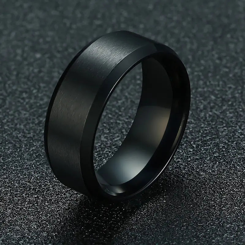Men's Titanium Steel Ring - Simple Design