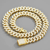 Diamond-Encrusted Design Necklace