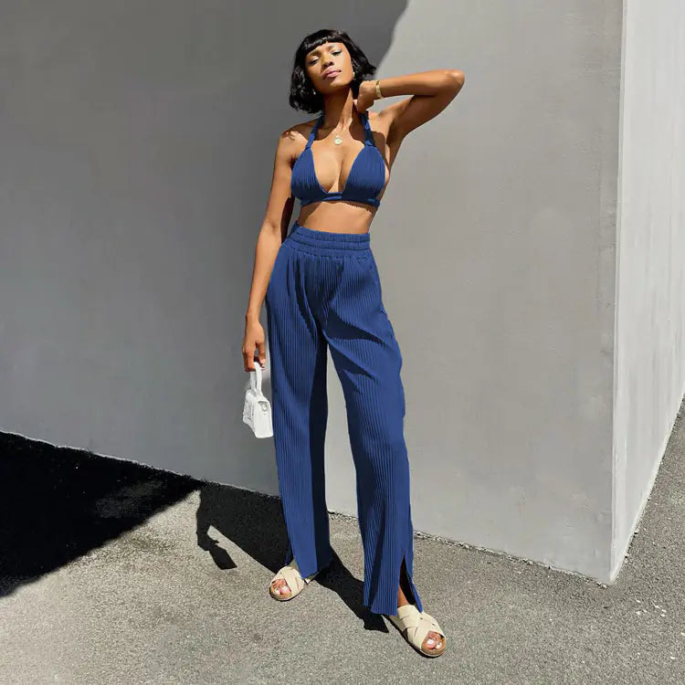 Loose Women's Pants Set (3 Pieces)