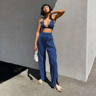 Loose Women's Pants Set (3 Pieces)